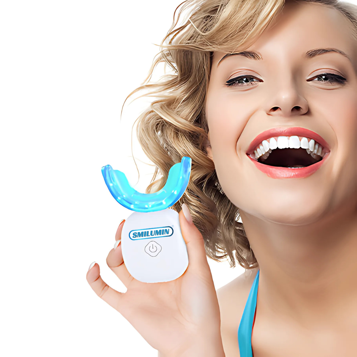 Smilumin – Súprava na starostlivosť o zuby s LED lampou a pásikmi