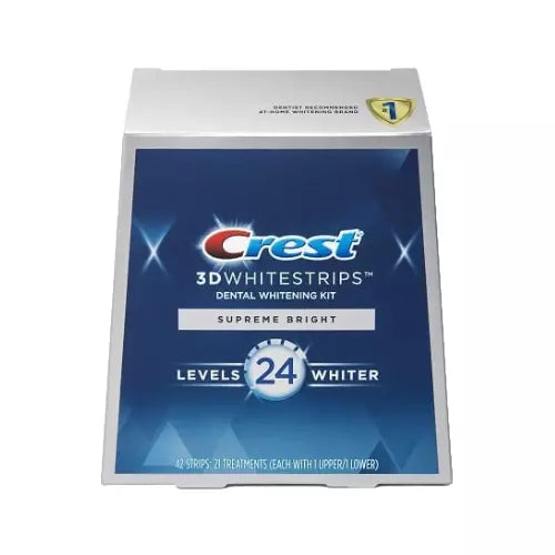 Crest Supreme Bright Whitestrips Professional teeth whitening at