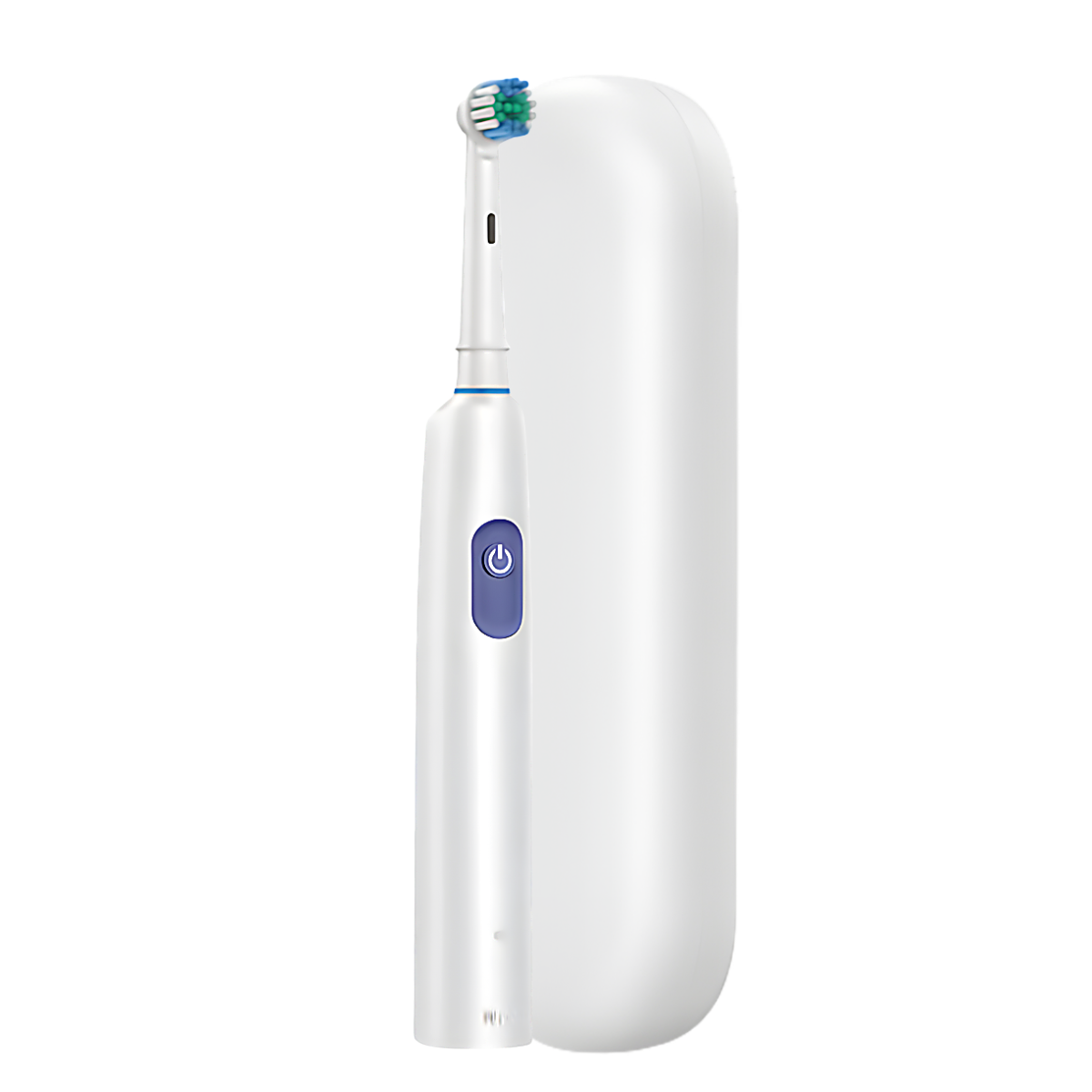 Escova de dentes elétrica Deep Clean branca + 4 cabeças