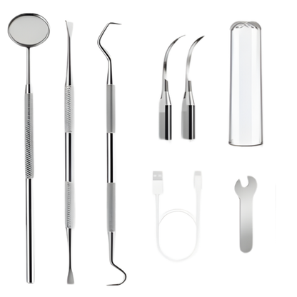 Ultrazvukový čistič zubov T6 USB + nástavce